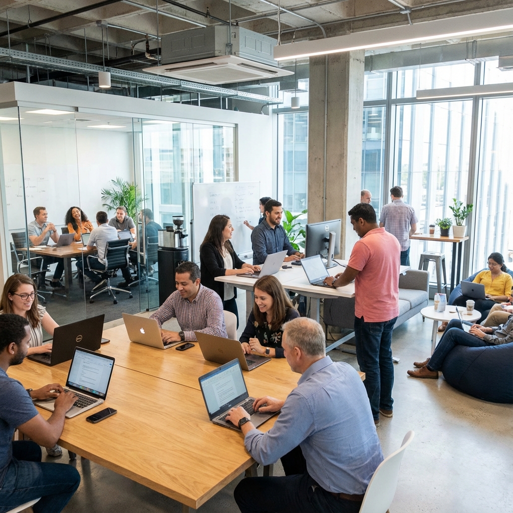 Simple Logic IT Team Office