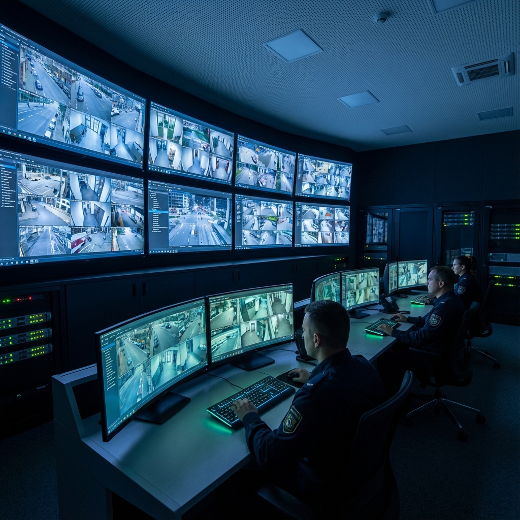 CCTV Security Control Room